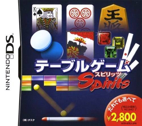 Table Game Spirits box art for Nintendo DS